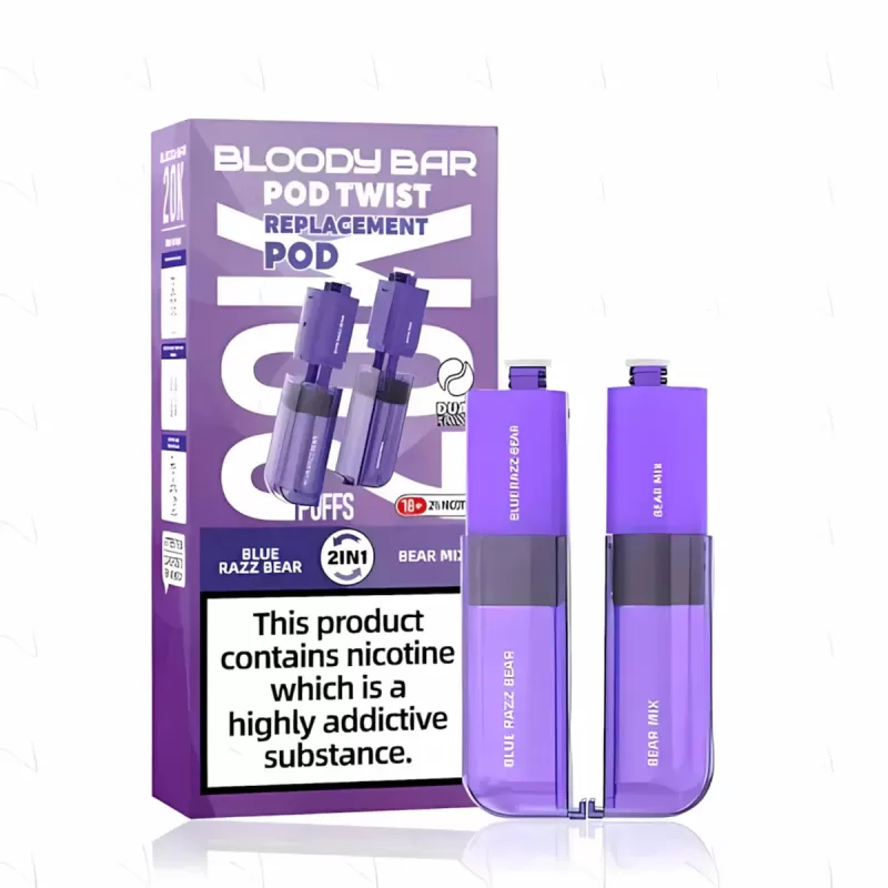 Bloody Bar Pod Twist 20K Prefilled Pods - Lemon Lime/ Pineapple Ice