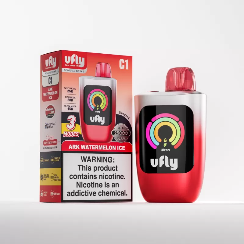 VFLY C1 25K Powered by SKE Disposable Device – 25,000 Puffs - Minn Sour Apple Ice - Image 2