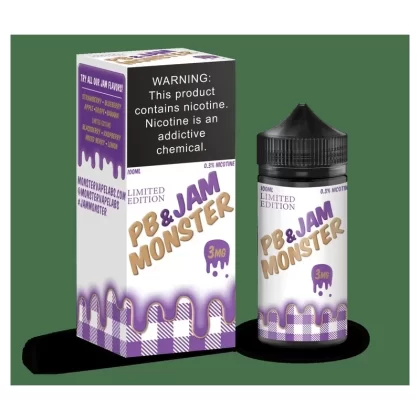 Jam Monster PB&J 100ml Vape Juice - Vape Product, Vape Product