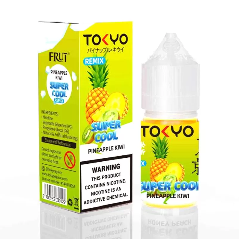 Tokyo Super Cool Pineapple Kiwi Saltnic 30ml - 35 mg - 30 ml - Image 2