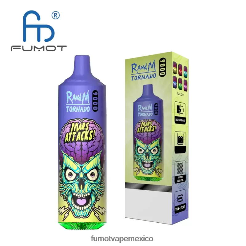 Fumot Tornado Pluma vaporizador desechable 9000 – 18 ml (1 pieza) hielo exuberante H0XPTX10 Fumot Vape Flavors - Fumotvapemexico - Image 2