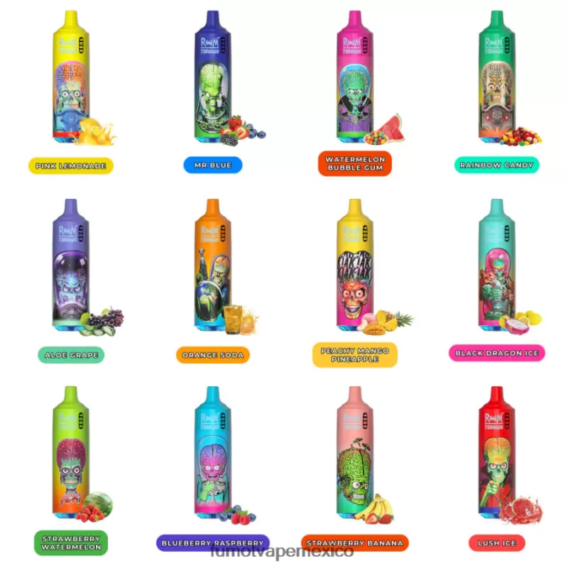 Fumot Tornado Pluma vaporizador desechable 9000 – 18 ml (1 pieza) hielo exuberante H0XPTX10 Fumot Vape Flavors - Fumotvapemexico - Image 3