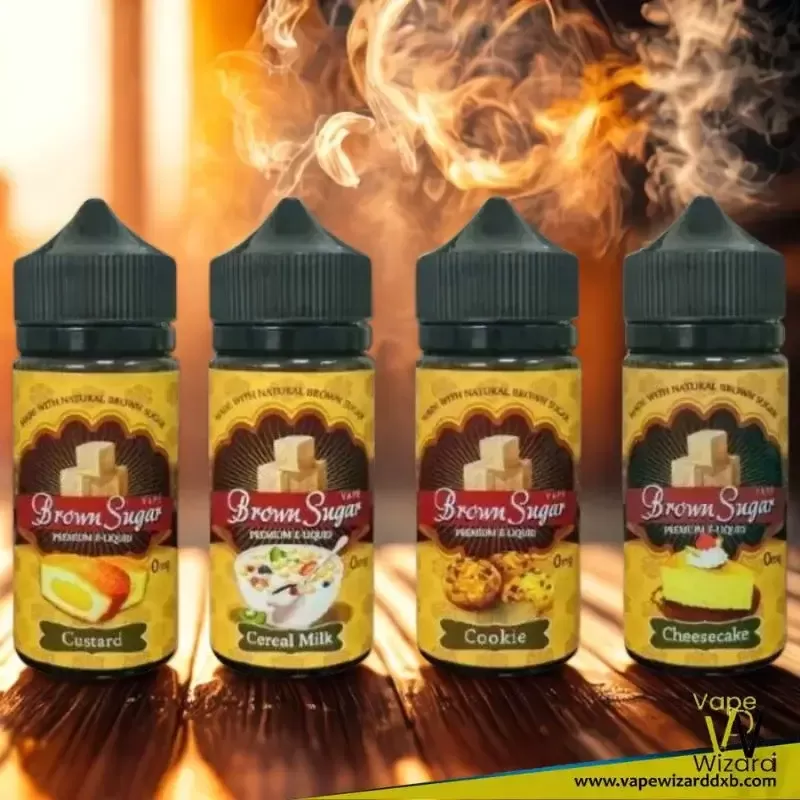 BROWN SUGAR 3MG Nicotine 100ML E-Liquid - Vapewizarddxb