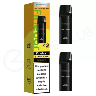 Triple Mango Hayati Finebar Prefilled Pods