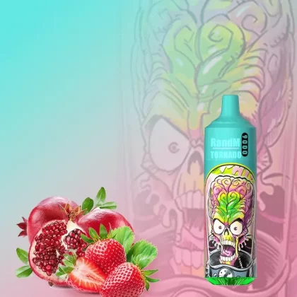 R AND M Tornado Strawberry Pomegranate 9000