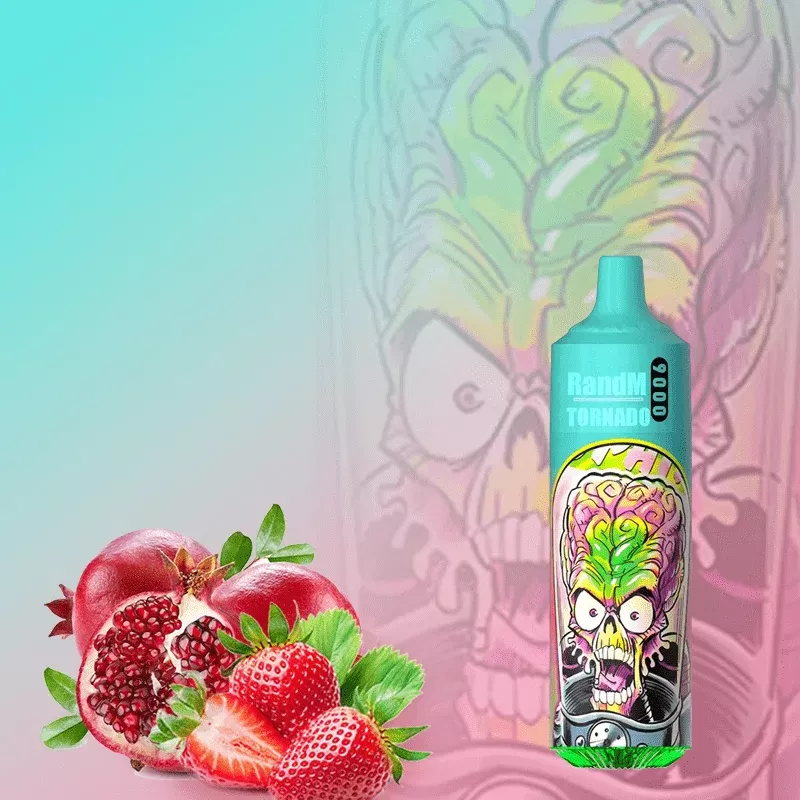 R AND M Tornado Strawberry Pomegranate 9000