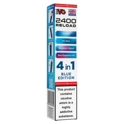 Blue Edition IVG 2400 Refill Pods - 20mg - Vape Product