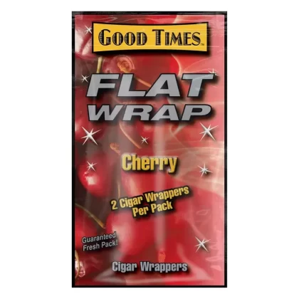 Good Times Cherry Flat Wraps - Product#Cherry~Packaging#25 Packs of 2