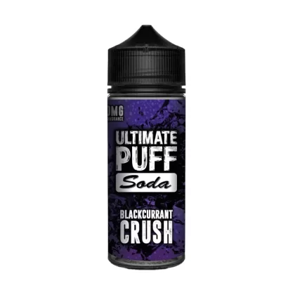 Ultimate Puff Soda Blackcurrant Crush 100ml Shortfill E-Liquid - Vapourdeal Co