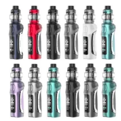 SMOK Mag Solo 100W Vape Kit - Color#Black Red>Carbon Fiber Splicing Leather>Grey Splicing Leather>Blue Haze>Nano Chrome>Black Gunmetal>Pale Green>Matte Black>Blue Green>Purple Pink>Pink Gold