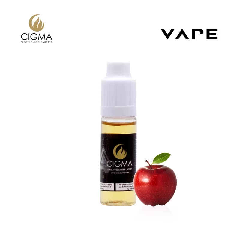 Cigma e-Liquid – Apple 3mg 10ml Bottle | Cigee