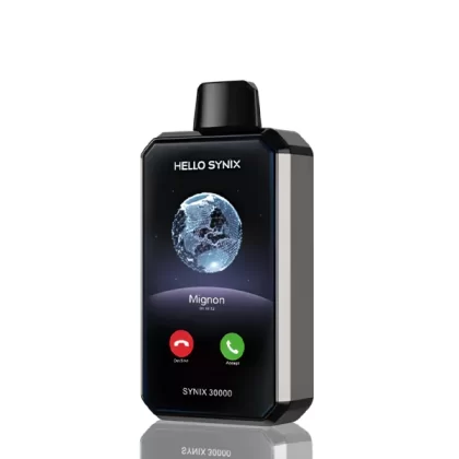 Hello Synix 30K 30000 Puffs Smart Disposable - 28mL - Blackberry Blueberry
