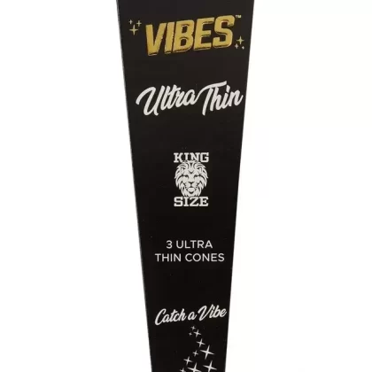 Vibes King Size Ultra Thin Pre Rolled Cones (3-Pack) - Vape Store