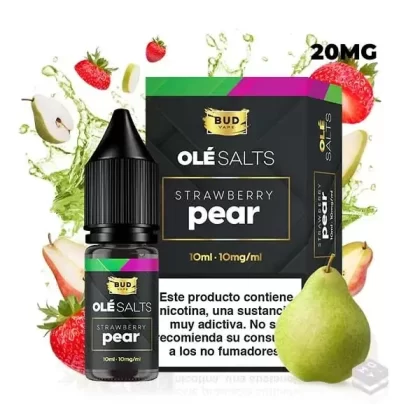 Olé Salts Strawberry Pear 10ml By Bud Vape Olé - Vape Store