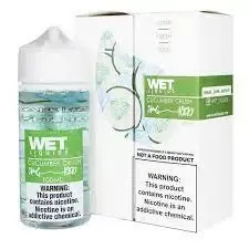 WET LIQUIDS Cucumber Crush Ice E-liquid -100ml - Vape Product, Vape Product