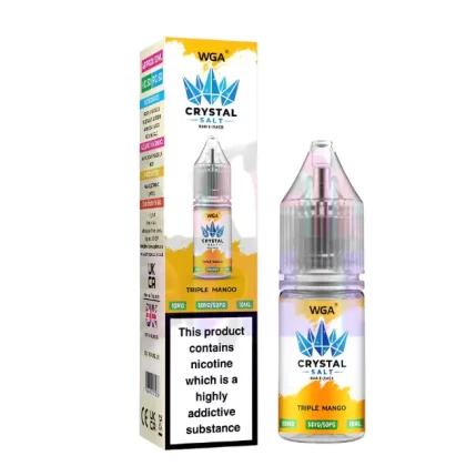 WGA Crystal Triple Mango Nic Salt - 10 Pack - 10mg