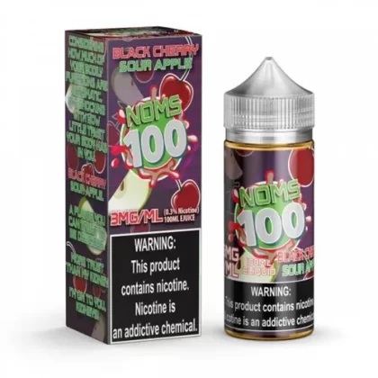 Noms 100 Black Cherry Sour Apple 100ml E-Juice - Eliquidsupply