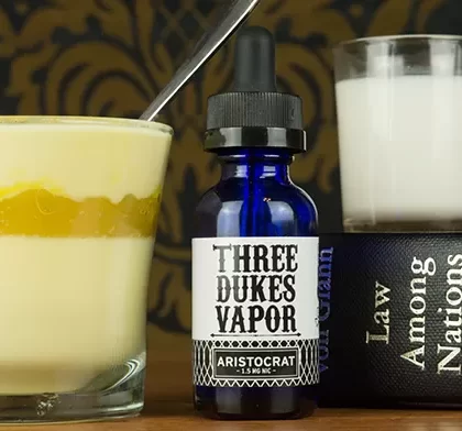 Three Dukes Vapor The Aristocrat Citrus Dessert Custard - Vape Store