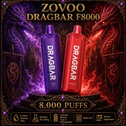 ZoVoo DragBar F8000 - Rainbow Bear - Vapeciga