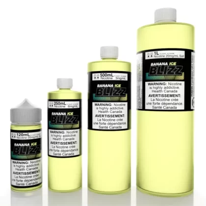 Banana Ice - Ontario, Quebec, Alberta, Manitoba, New Brunswick, PEI, Nova Scotia, Other Provinces; Vape Product, Vape Product; Vape Product, Vape Product