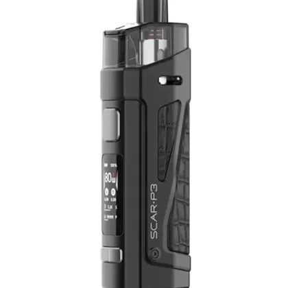 SMOK Scar P3 Pod Kit - Black, Fluid Black White