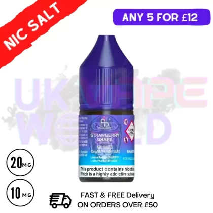 Strawberry Grape – RandM Tornado 7000 Nic Salt 10ML eLiquid