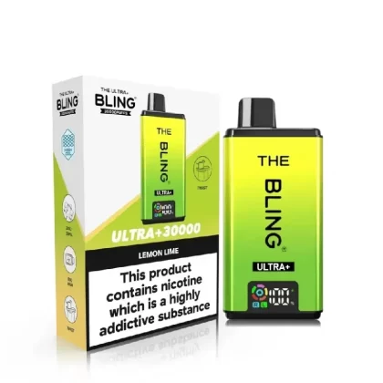 The Bling Ultra Plus 30K Vape Kit Lemon Lime - Nicotine Strength#20mg (42F778) (42F778)
