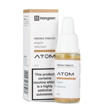 Virginia Tobacco E-Liquid Atom Series by Hangsen (10ml) - Vapekit Co