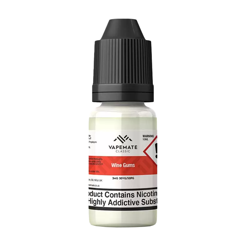 Vapemate Classic Wine Gums 10ml - 0mg - Vape Product
