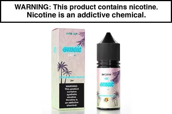 STRAWBERRY GUAVA BY ONE UP EXOTIC SALTS 30ML - Vapejuice