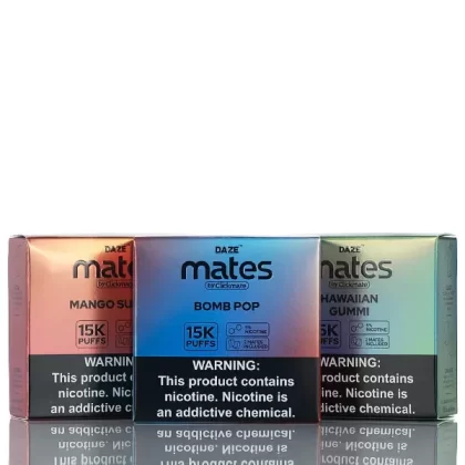 7 Daze Clickmate Mates Recharge 5% Nic - Lychee Dragon Jelly