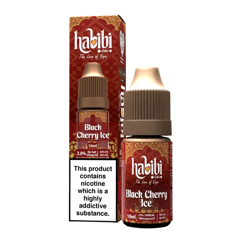 Habibi Nic Salt 10ML E-Liquid - Fizzy Cherry / 20mg - Image 3