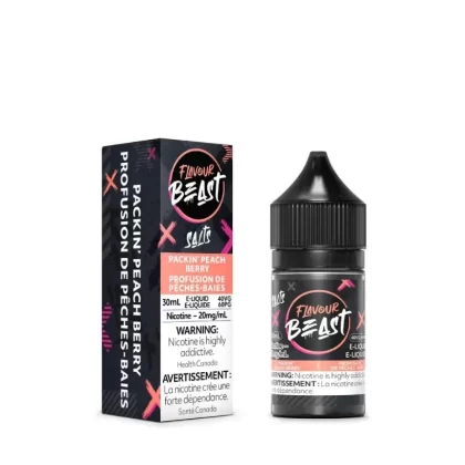 Flavour Beast E-Liquid Packin’ Peach Berry Salt