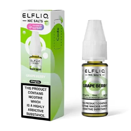 Grape Berry Elfliq Nic Salt E-Liquid by Elf Bar