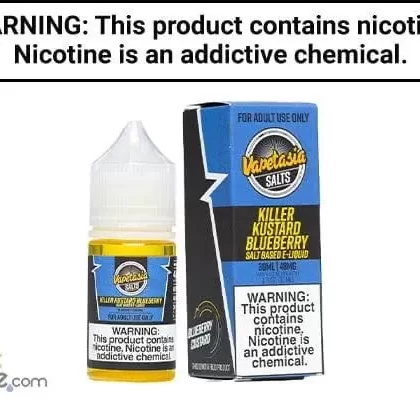 BLUEBERRY KILLER KUSTARD BY VAPETASIA SALT 30ML - Vapejuice