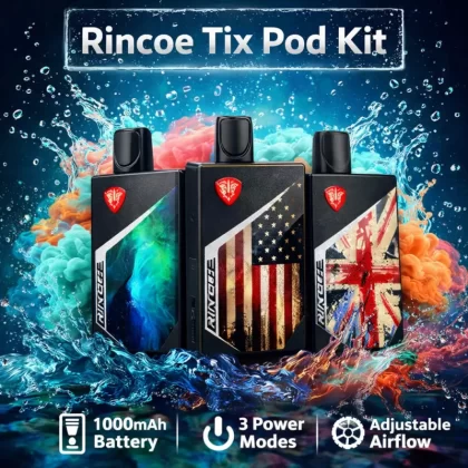 Rincoe Tix Pod Kit - Flame - Vapeciga