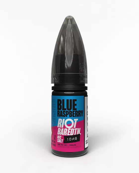 Blue Raspberry Nic Salt E-Liquid - Riot Bar Edition - 20mg - PG 60% - Image 3