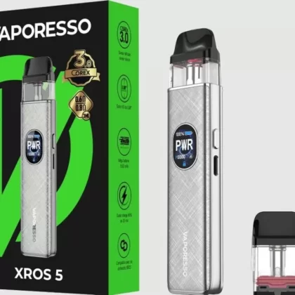 Vaporesso XROS 5 Pod System – Best Vape Kits UAE - Blue Silk, Carbon Stripe