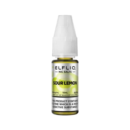 Elf Bar Elfliq Sour Lemon Nic Salt E-Liquid - Vape Product, Vape Product