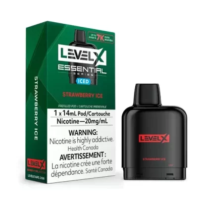 Level X Essential Series – Strawberry Ice – Flavour Beast Pods - Eliquidsupply