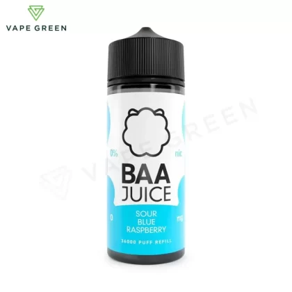 Sour Blue Raspberry Shortfill E-Liquid by Baa Juice 100ml - Eliquidsupply