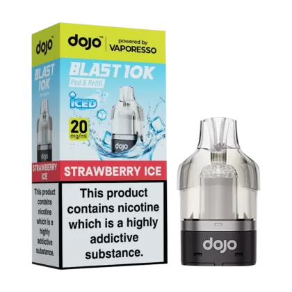 Strawberry Ice Dojo Blast 10K Refill Pack - Vapeshop Co