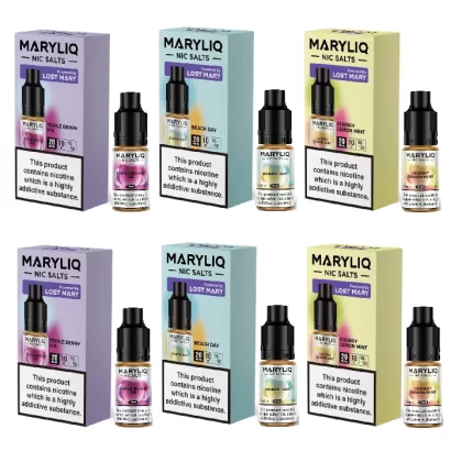 10 Mary Liq Nic Salts e Liquid – Multibuy Deals – 10ml – TPD - Vapestorm Co