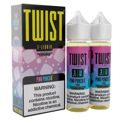 Twist e-Liquids Pink Punch 0 eJuice - 120mL (2x60mL); Vape Product, Vape Product (6849CA)