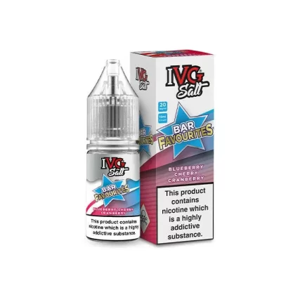 IVG Bar Favourites Blueberry Cherry Cranberry Nic Salts