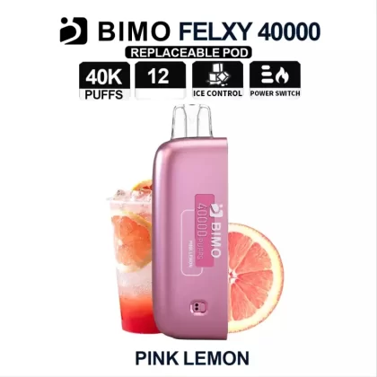 BIMO Felxy 40000 Pod – Pink Lemonade - Ozvapeone