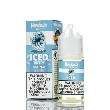 Vapetasia E-Juice Salts - ICED Blue Razz - 30ml - 48mg
