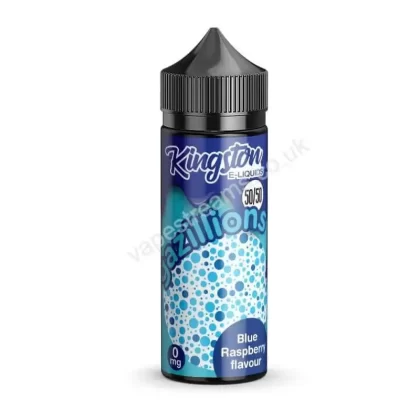 Blue Raspberry Gazillions E-Liquid Shortfill by Kingston 50/50 - Vapestreams Co