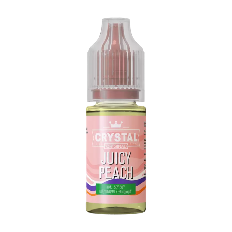 Juicy Peach Nic Salt by SKE Crystal 10ml - 10mg - Vape Product (B2C4F1)