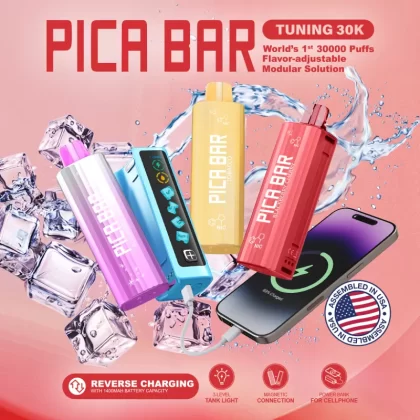 Assembled in USA | PICA BAR "TUNING" 30K Disposable KIT - 30,000 Puffs - Hawaii Grape